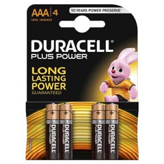 DURACELL AAA Batteri - 4 stk. 